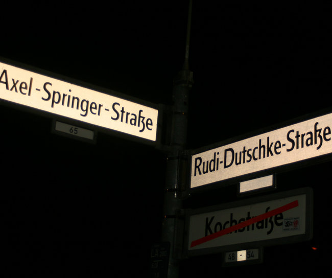 Neu auf dem Stadtplan: Rudi-Dutschke-Straße